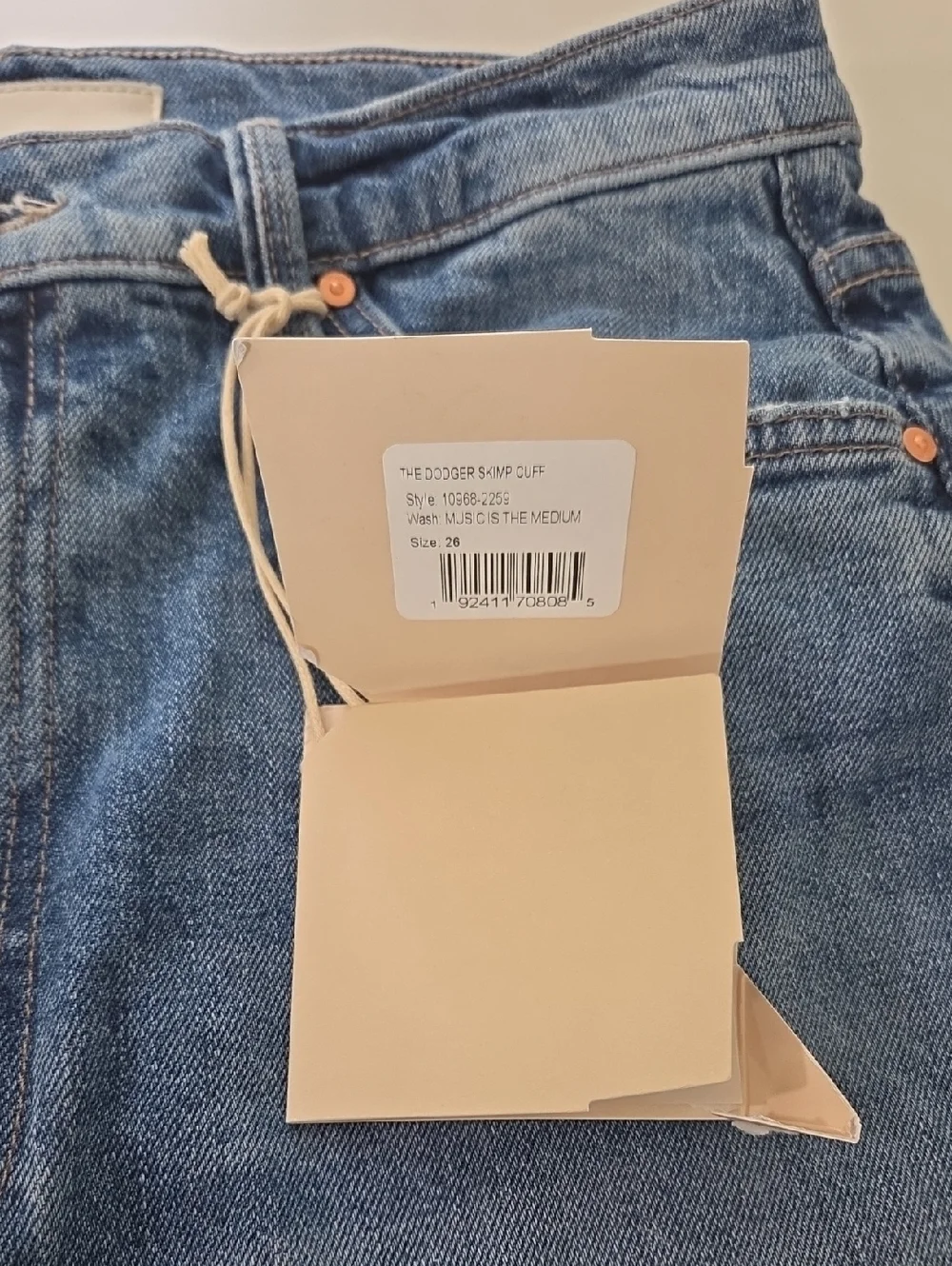 Mother Superior The Dodger Skimp Cuff In Music Is The Medium Size 26 NWT - Picture 10 of 16